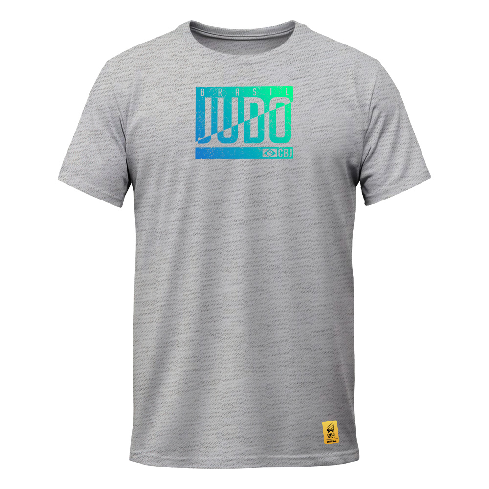 Camiseta Judô Brasil CBJ Oficial Acqua