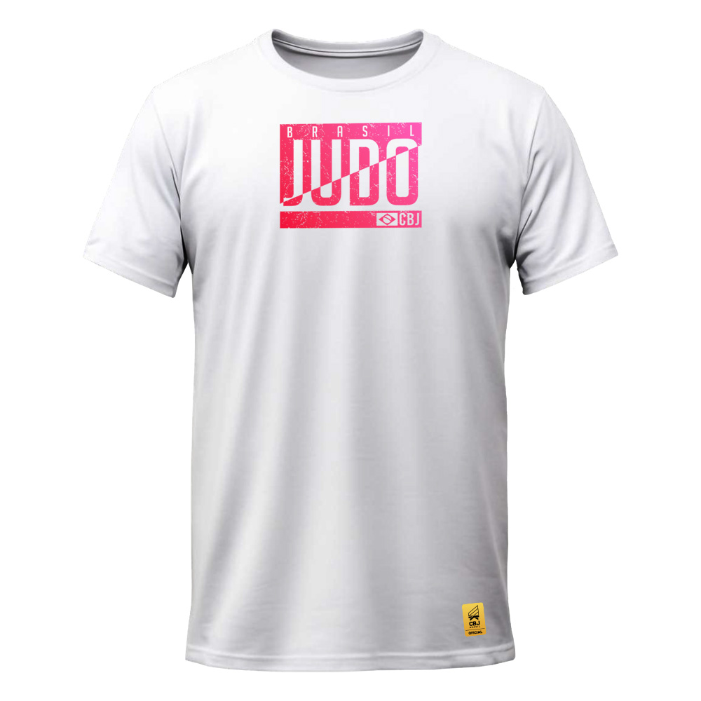 Camiseta Judô Brasil CBJ Oficial Pink Vision