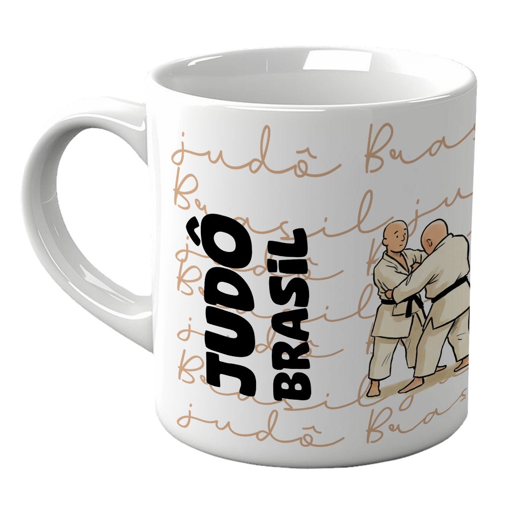 Caneca Cerâmica CBJ Oficial Judo Training