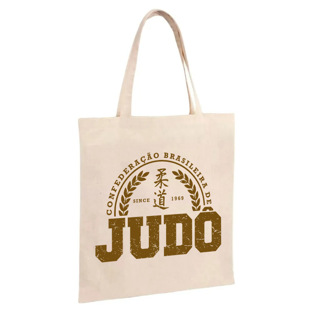 Sacola Algodão Cru Ecobag com Ziper Classic