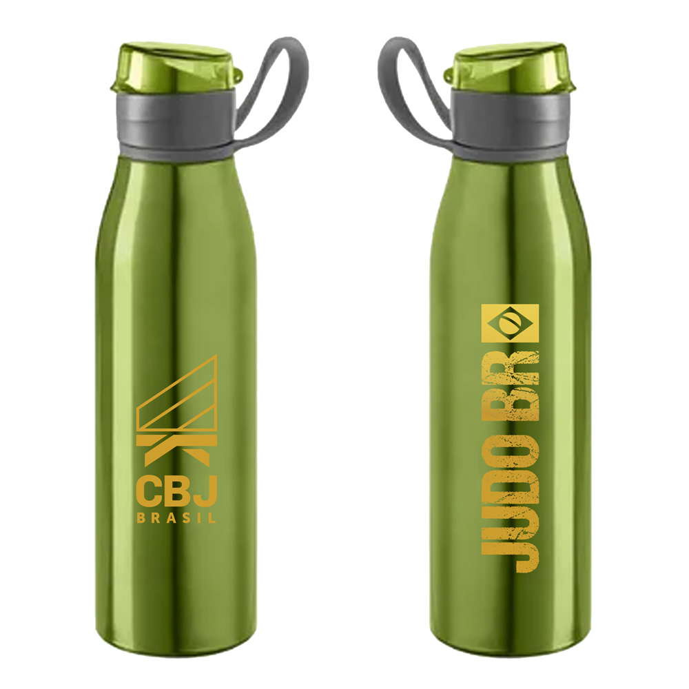 Garrafa Esportiva CBJ Oficial em Alumínio...