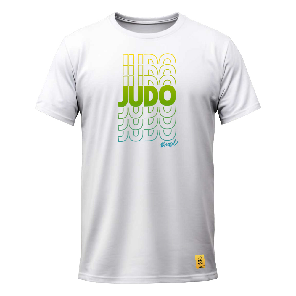 Camiseta Judo Brasil Gradient CBJ Oficial