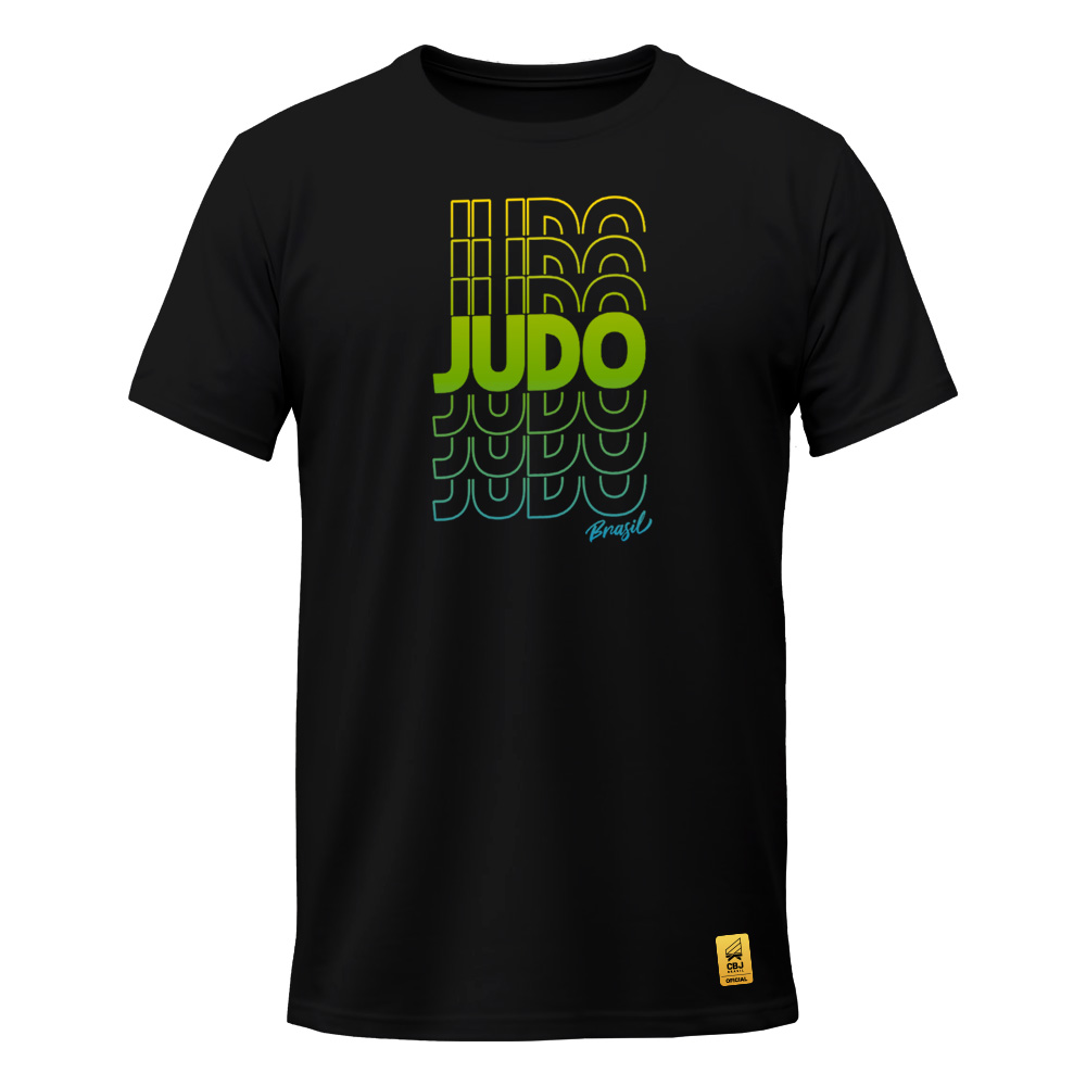 Camiseta Judo Brasil Gradient CBJ Oficial