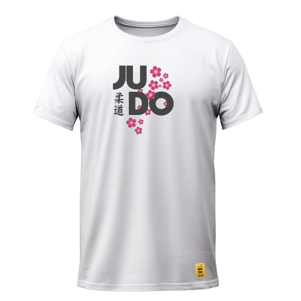 Camiseta Judo Brasil Sakura CBJ Oficial