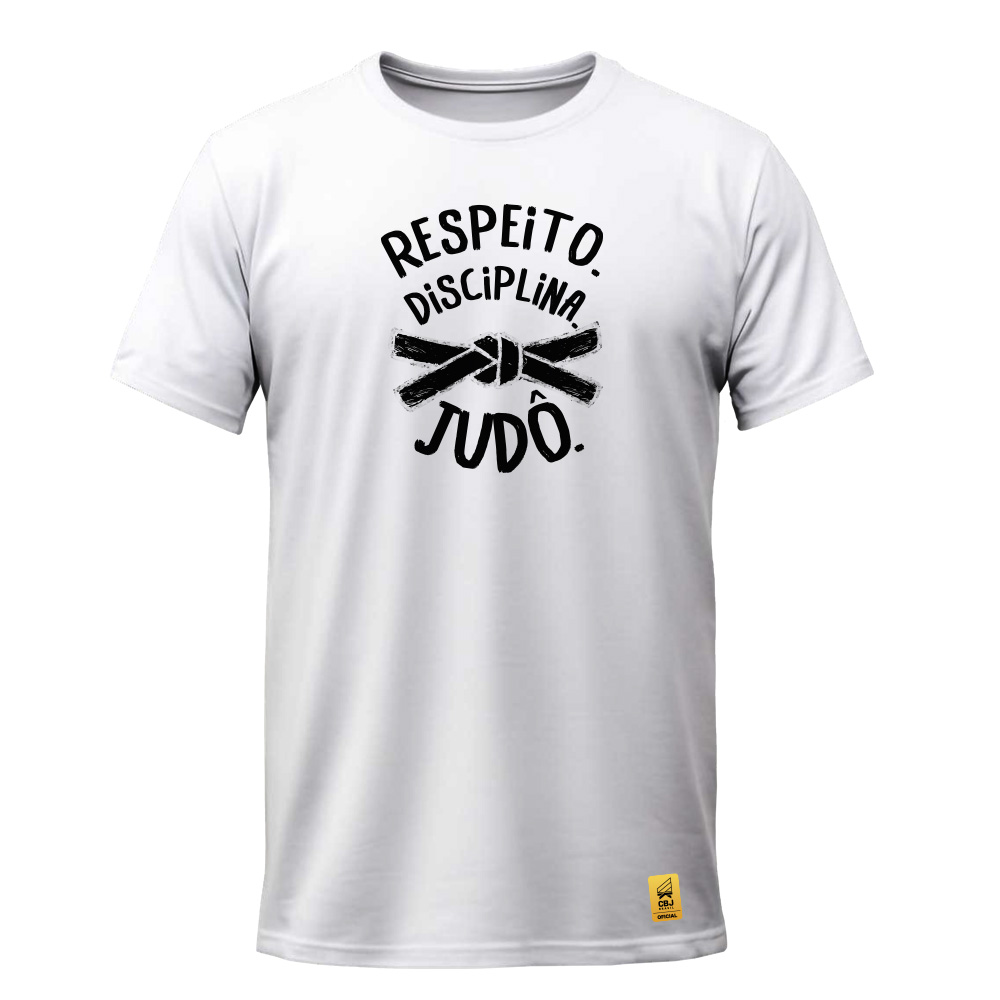 Camiseta Judo Brasil Respeito e Dsiciplin...