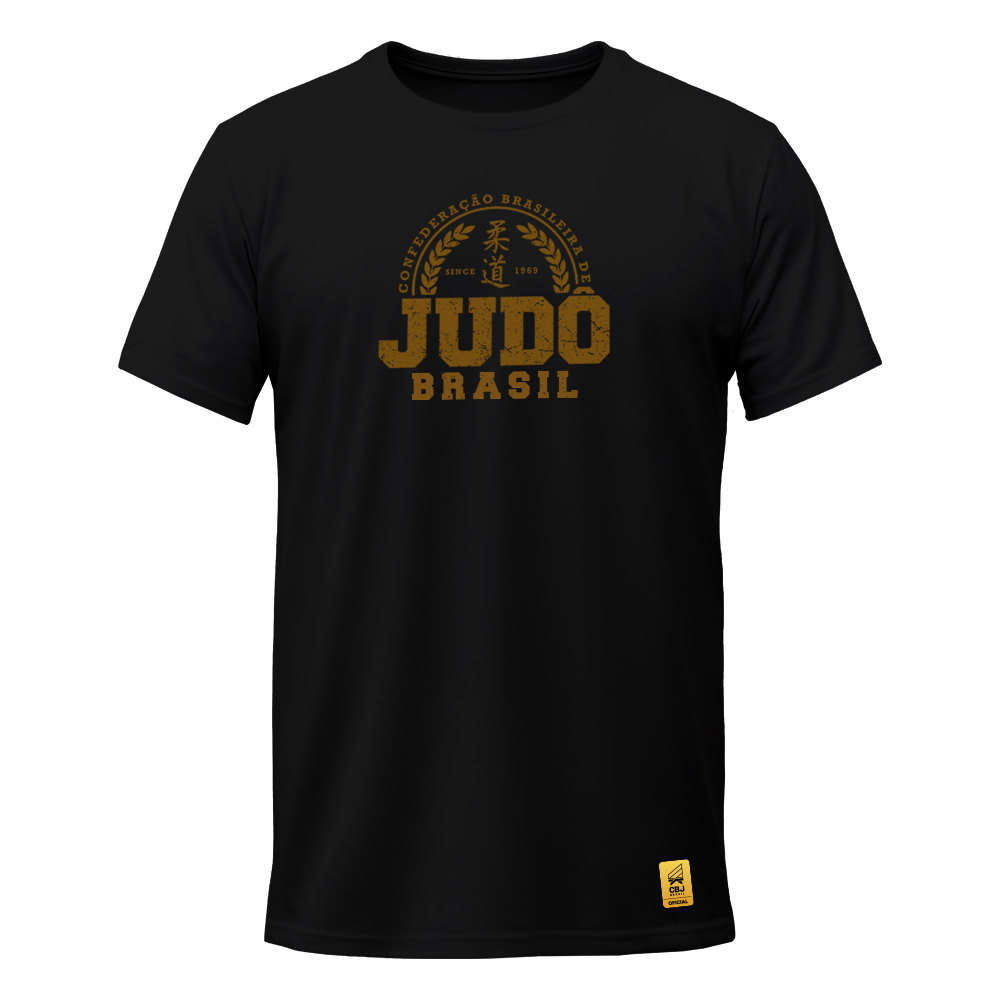 Camiseta Judo Brasil Classic Line CBJ Ofi...