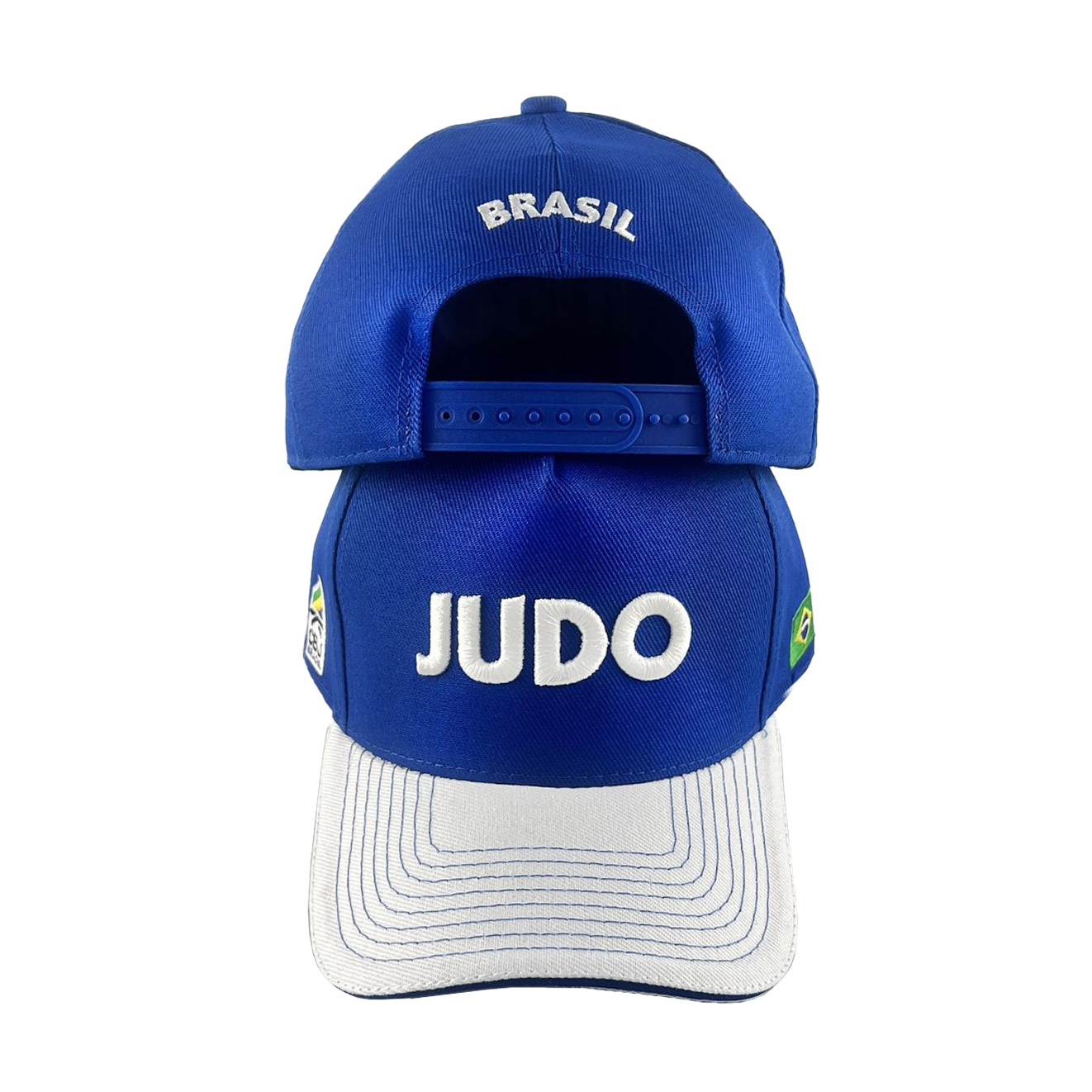 Boné Judo Brasil Blue Heart CBJ Oficial