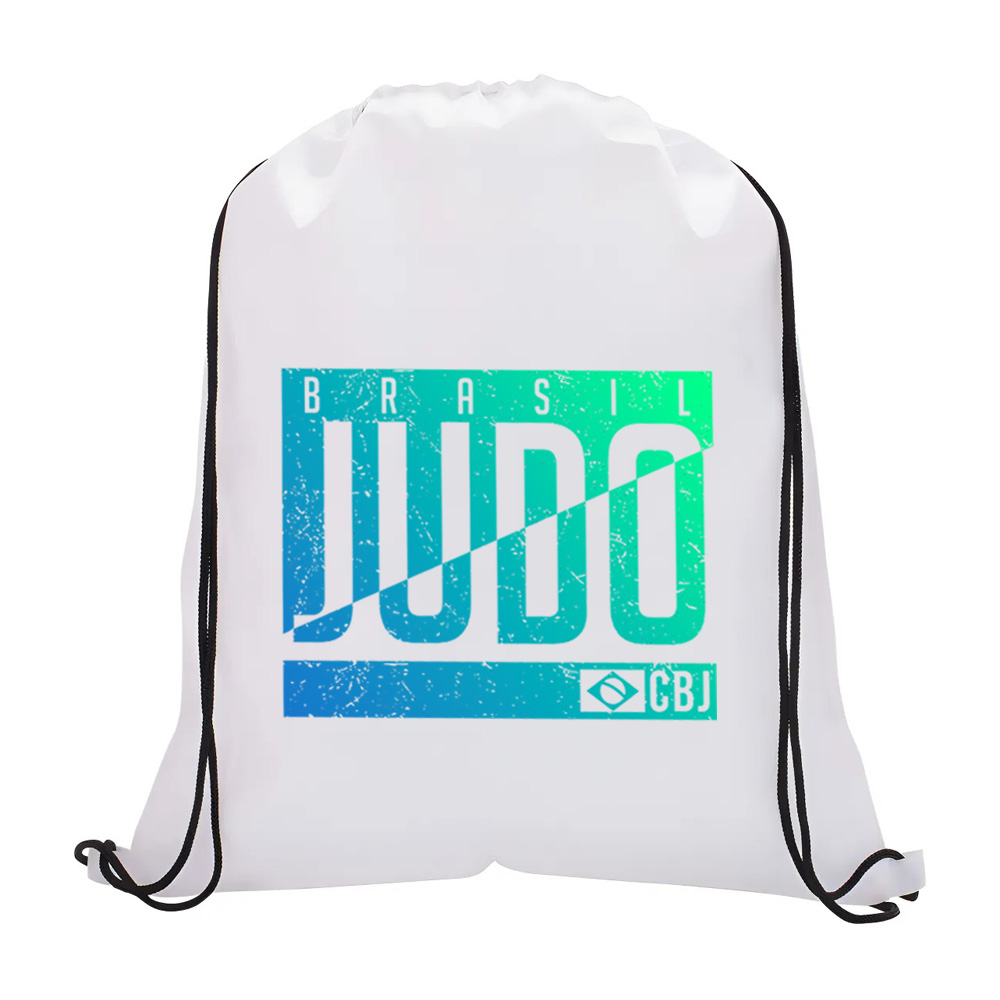 Mochila Saco Judo Brasil Acqua 45x35cm CB...