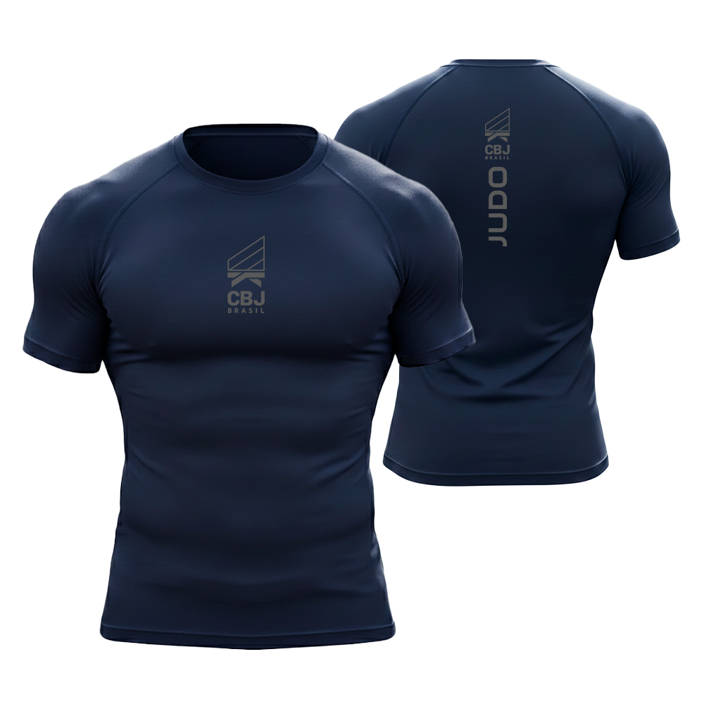 Camiseta de Compressão Judo Brasil CBJ Of...